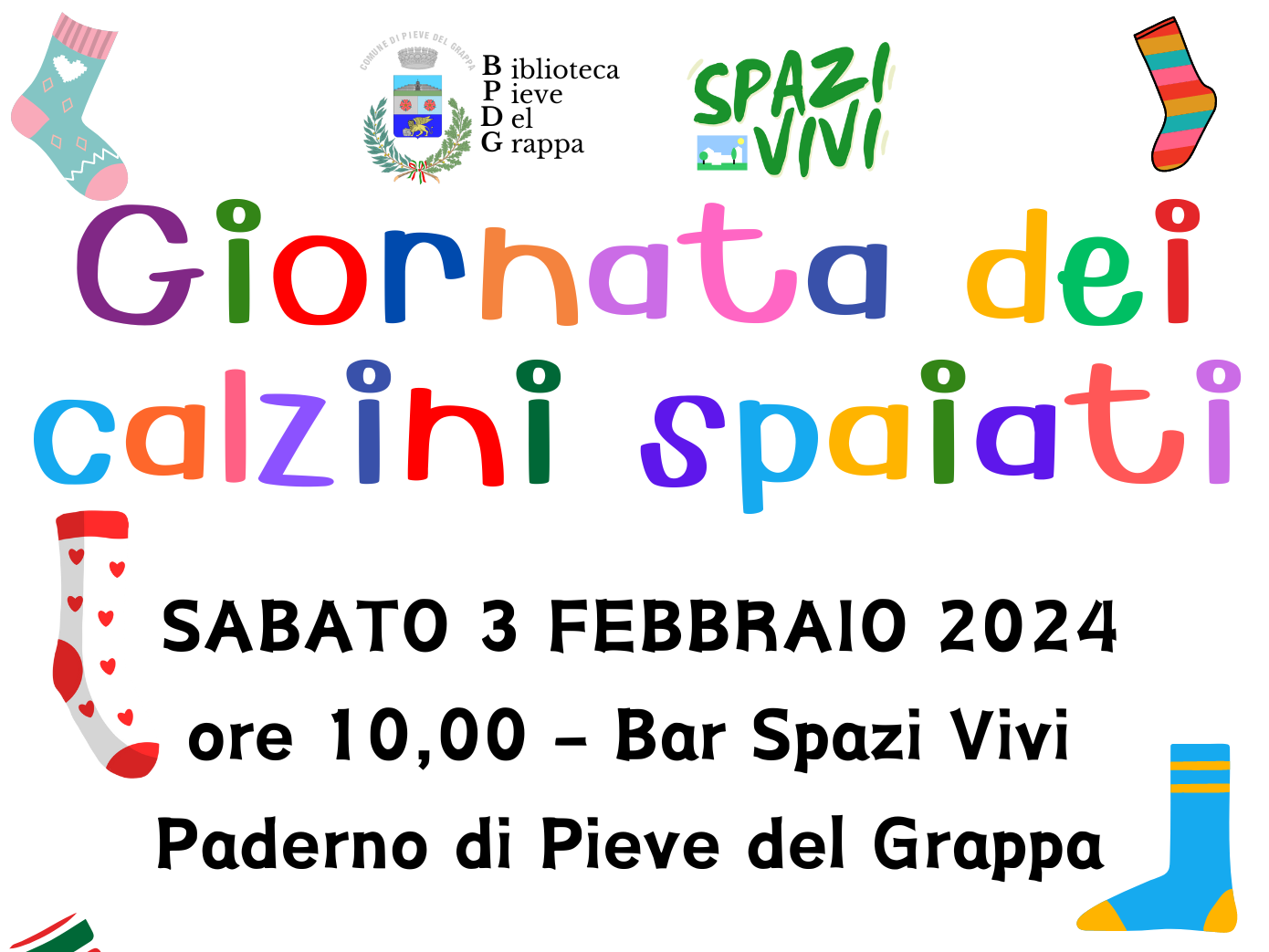 Scopri di più sull'articolo Giornata dei calzini spaiati: sabato 3 febbraio 2024